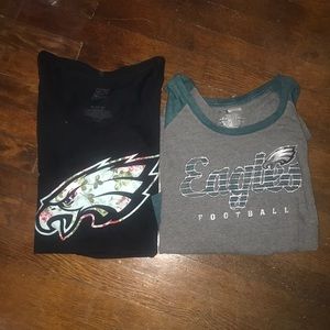 (2) Women’s Philadelphia Eagles Shirts